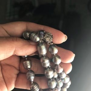 🌹Natural 10-11mm Cultured Pearls Necklace 18"🌹